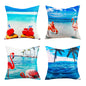 Waterproof Garden Cushion Covers - Marine-Themed Design 5 (Set of 4 - 45x45cm)-0