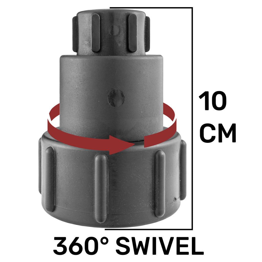 IBC 2 S60X6 - 3/4in BSPF Extender Adaptor with MDPE Straight 20mm-1