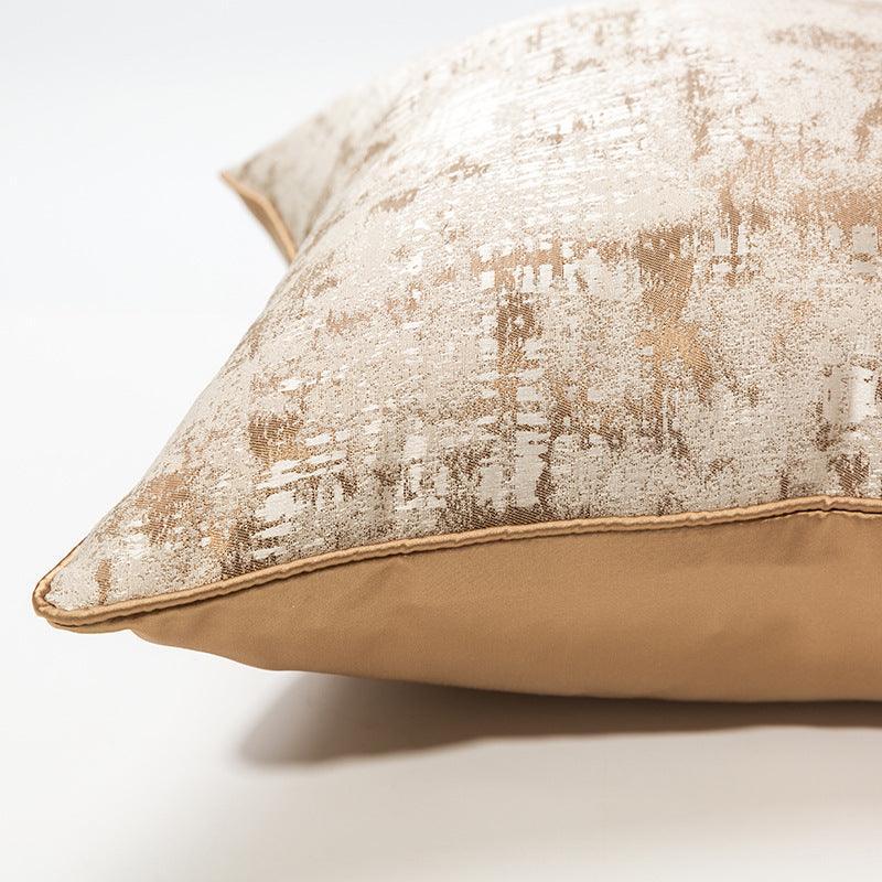 Designer Gold Colour Cushion Cover (18x18" - 45x45 cm) - Style 34-1