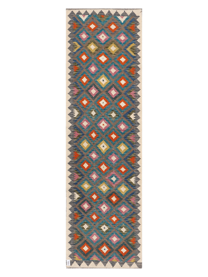 Maimana Kilim Runner - 288 × 84 cm (9'5" x 2'9")