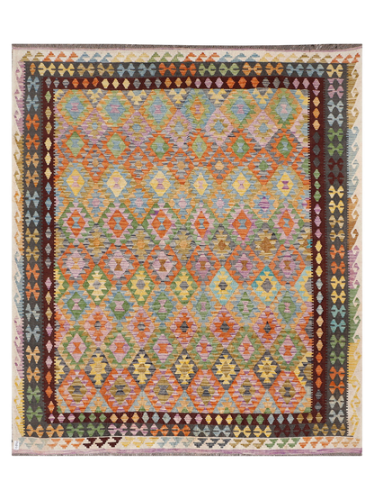 Maimana Kilim - 299 × 255 cm (9'10" x 8'4")