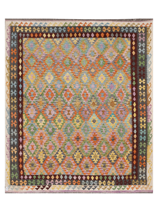 Maimana Kilim - 299 × 255 cm (9'10" x 8'4")