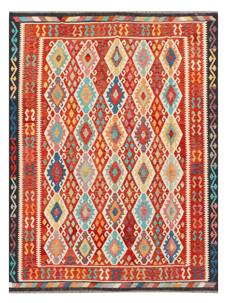 Maimana Kilim - 349 × 259 cm (11'5" x 8'6")
