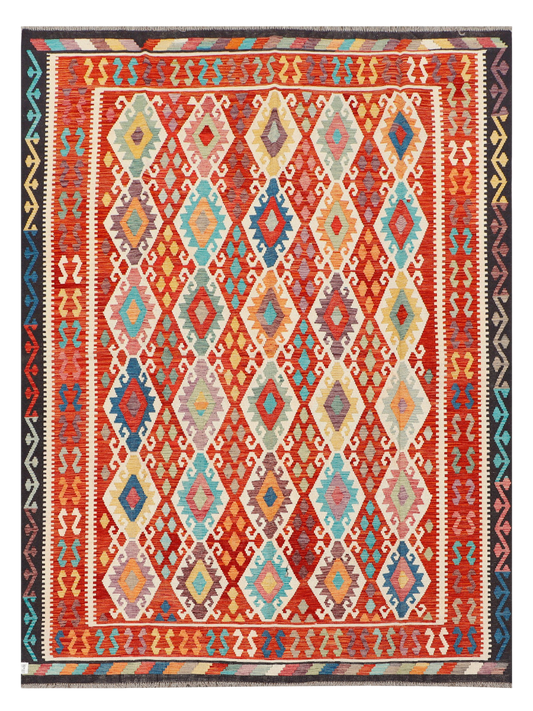 Maimana Kilim - 349 × 259 cm (11'5" x 8'6")