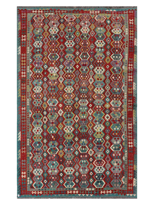 Maimana Kilim - 479 × 299 cm (15'9" x 9'10")