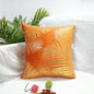 Gold Leaf Pattern Velvet Cushion Covers