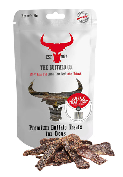 Buffalo Meat Jerky - Dog Treats-0