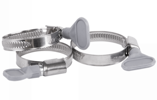A2 Grip Hose Clip 70mm-90mm - Adjustable 304 Stainless Steel Duct Clamps Hose Pipe Clamps Air Ducting Clamp Worm Drive Hose Clamps-0