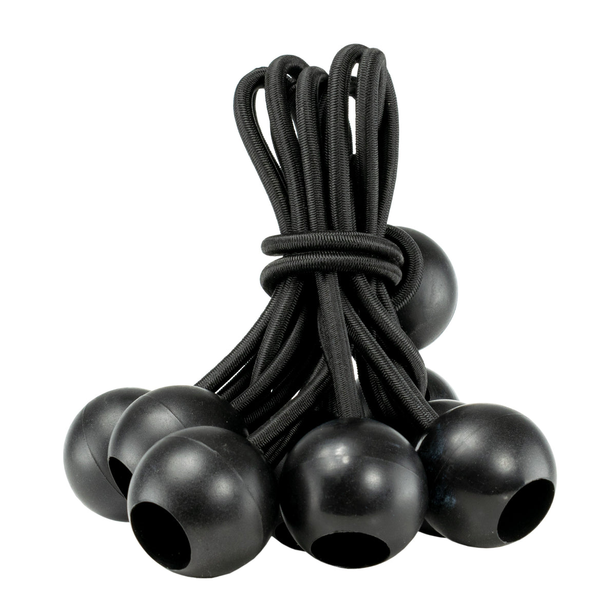 Black Bungee Balls 4"-1