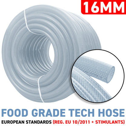16mm Braided PVC Tech Hose, 1.9mm Wall Thickness-2