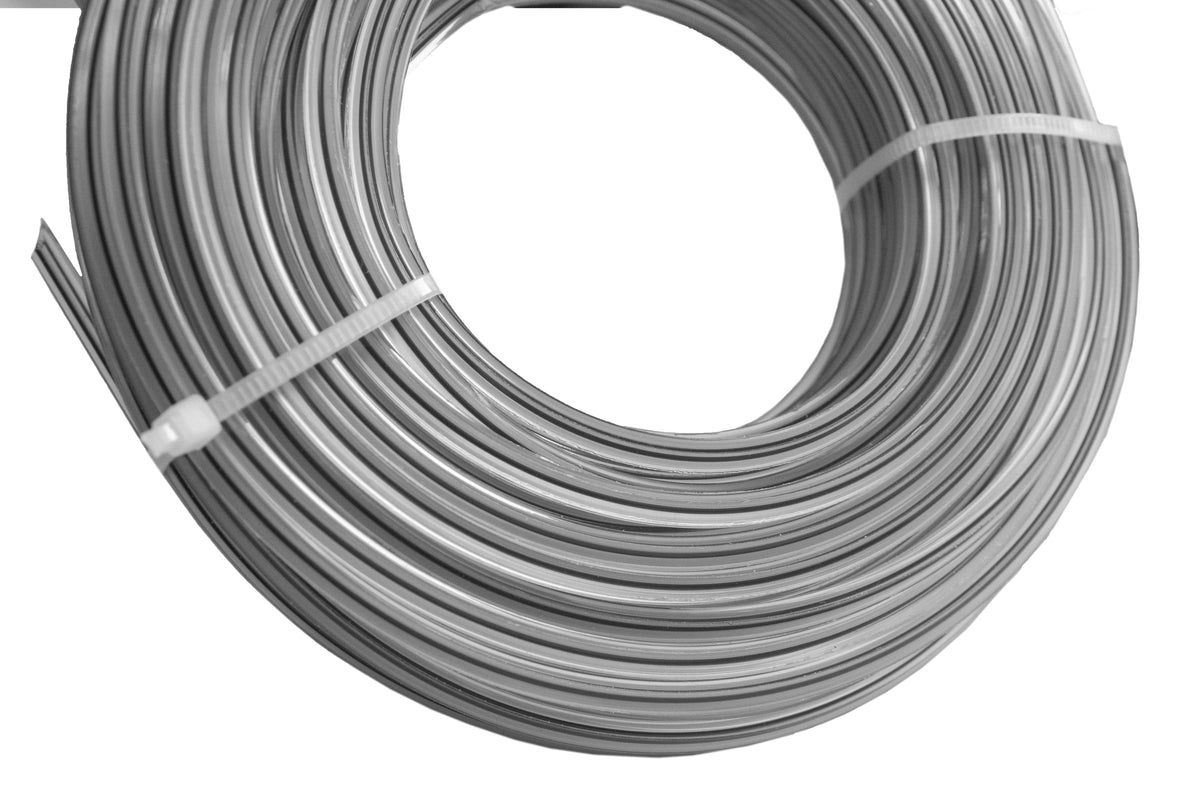 15m Dual Core Twisted Black Star Trimmer Line, 2.7mm-3