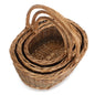 Oval Unpeeled Willow Shopping Basket-3
