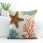 Water & Stain Resistant Outdoor Cushion Cover | 45x45cm Beach Pattern Garden Décor