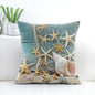 Water & Stain Resistant Outdoor Cushion Cover | 45x45cm Beach Pattern Garden Décor