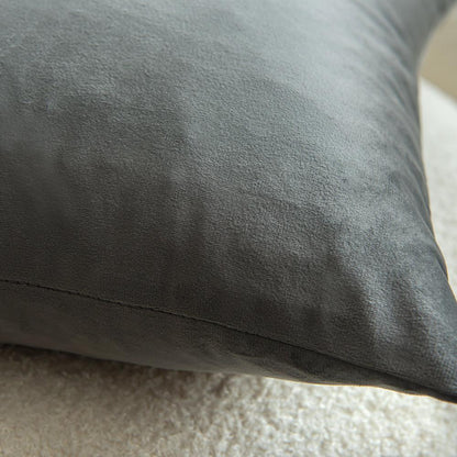 Dutch Velvet Grey Colour Cushion Covers 45X45CM & 50X50CM-2