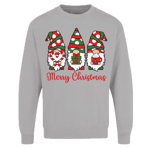 Adults XmasPrinted Sweatshirt - Merry Christmas