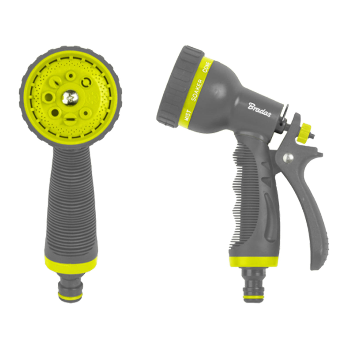 Grey & Lime 7-Pattern Multi Water Sprayer, LE5100