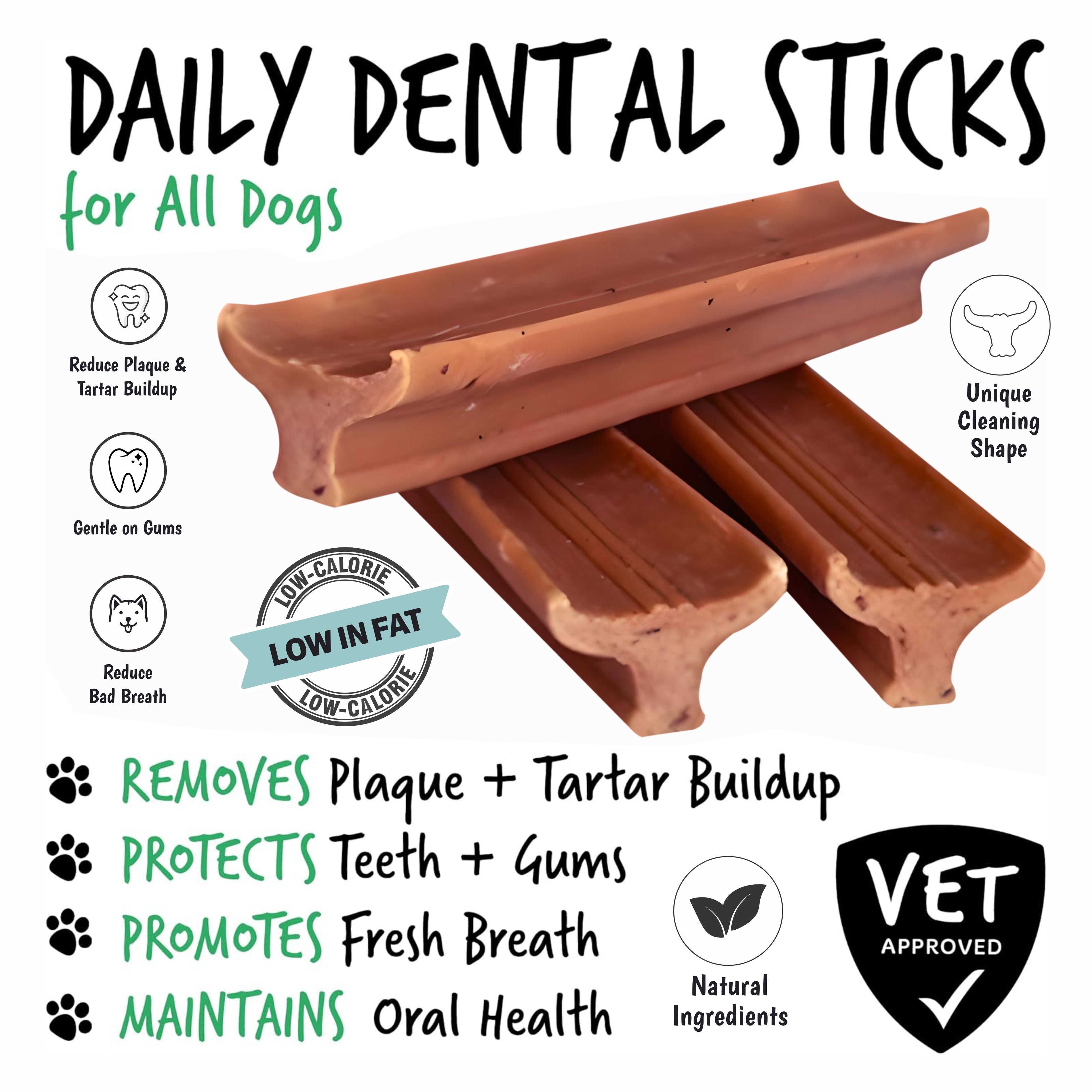 Gently Dently- Salmon Dental Treats for Dogs 175g-2