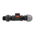 Water Butt Connector 3/4in BSP with In-Line BSPF Valve and 20mm MDPE Straight-0