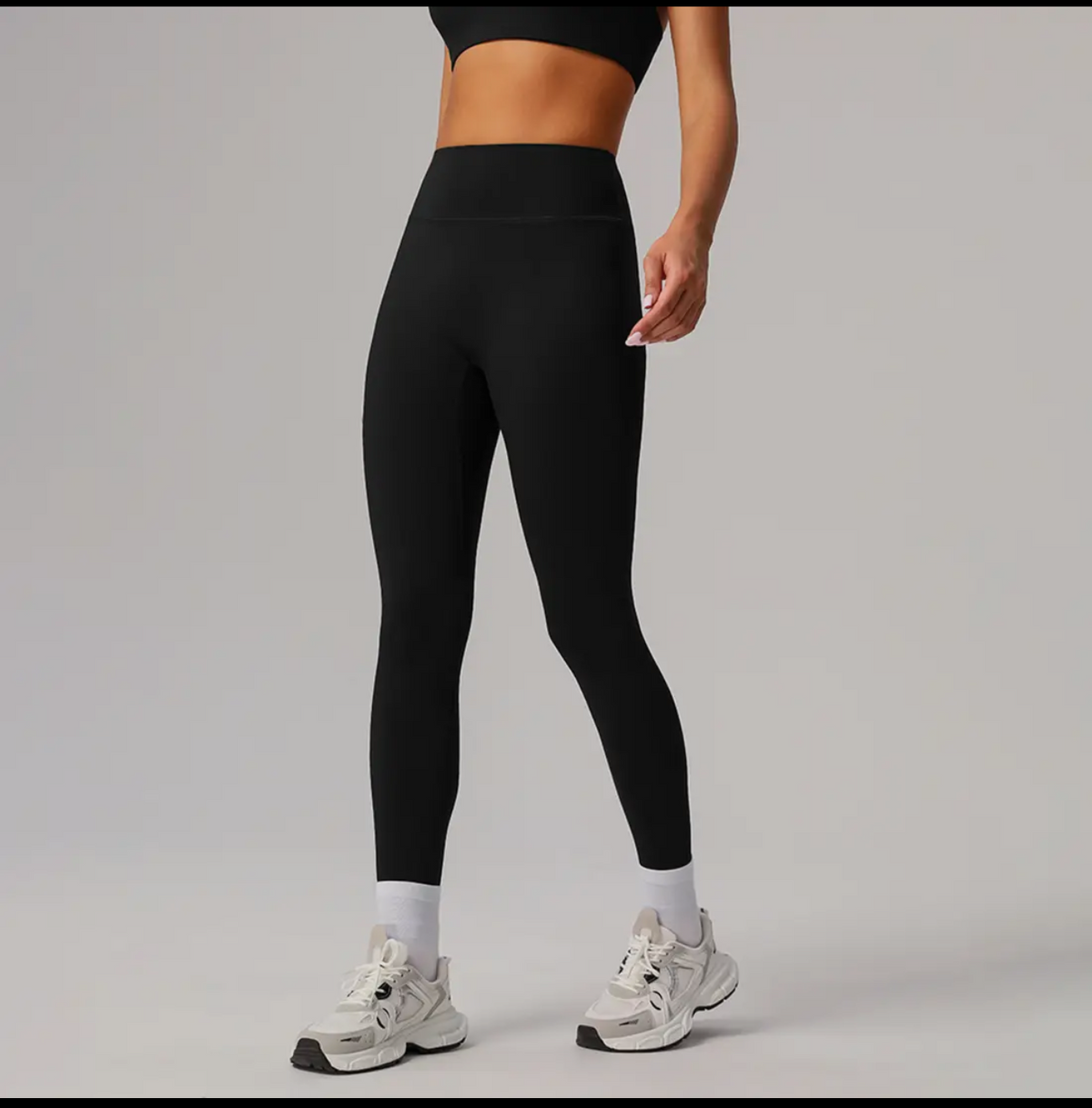 Eclipse Seamless Contour Leggings – Jet Black