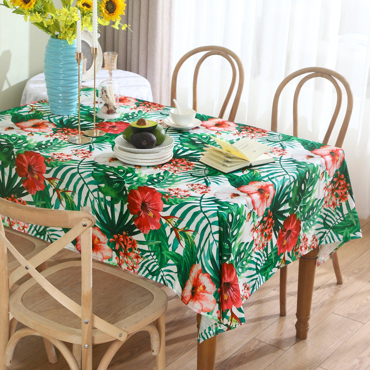 Water Resistant Indoor Outdoor Table Cloth 137x185 CM  - Design TC5-0