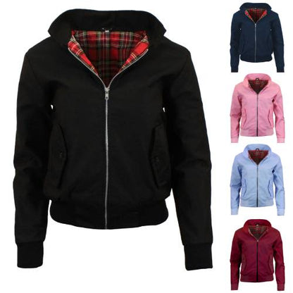 Ladies Classic Vintage Harrington Jacket - Made in UK