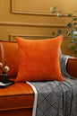 Solid Pattern Chenille Cushion Covers 45cm x 45cm 18x18 Inches-4