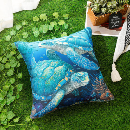 Water & Stain Resistant Outdoor Cushion Cover | 45x45cm Garden Décor - Design WR32-1