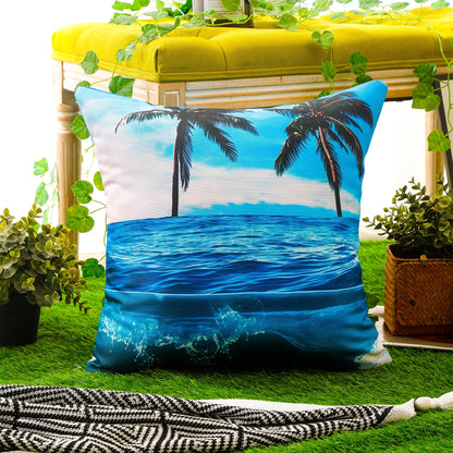Waterproof Garden Cushion Covers - Marine-Themed Design 5 (Set of 4 - 45x45cm)-4