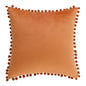 Tassel Velvet Cushion Covers With Pom Pom 18 X 18" (45 Cm)-8