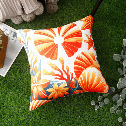 Waterproof Garden Cushion Covers - Marine-Themed Design 6 (Set of 4 - 45x45cm)-2
