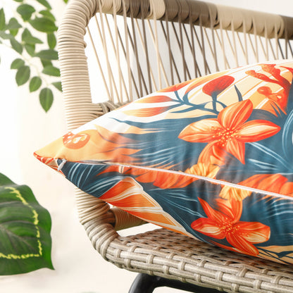 Waterproof Garden Cushion Covers - Marine-Themed Design 6 (Set of 4 - 45x45cm)-4