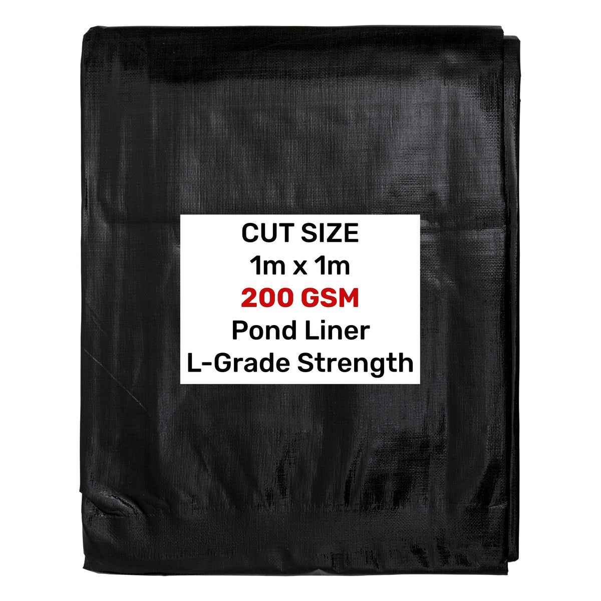 Pond Liner L-Grade 1m x 1m Heavy Duty Outdoor Sheet Waterproof Pond Membrane-0