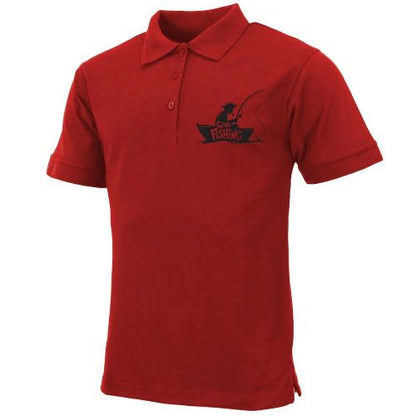 Mens "Gone Fishing" Polo Shirt