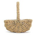 Small Seagrass Plastic Lined Shopping Basket-0