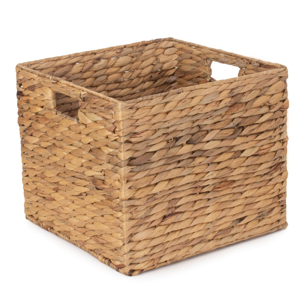 Water Hyacinth Square Storage Basket-1