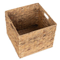 Water Hyacinth Square Storage Basket-0