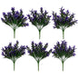 Pack of 6 x 34cm Artificial Lavender Stem Plant – Faux Floral Filler-0
