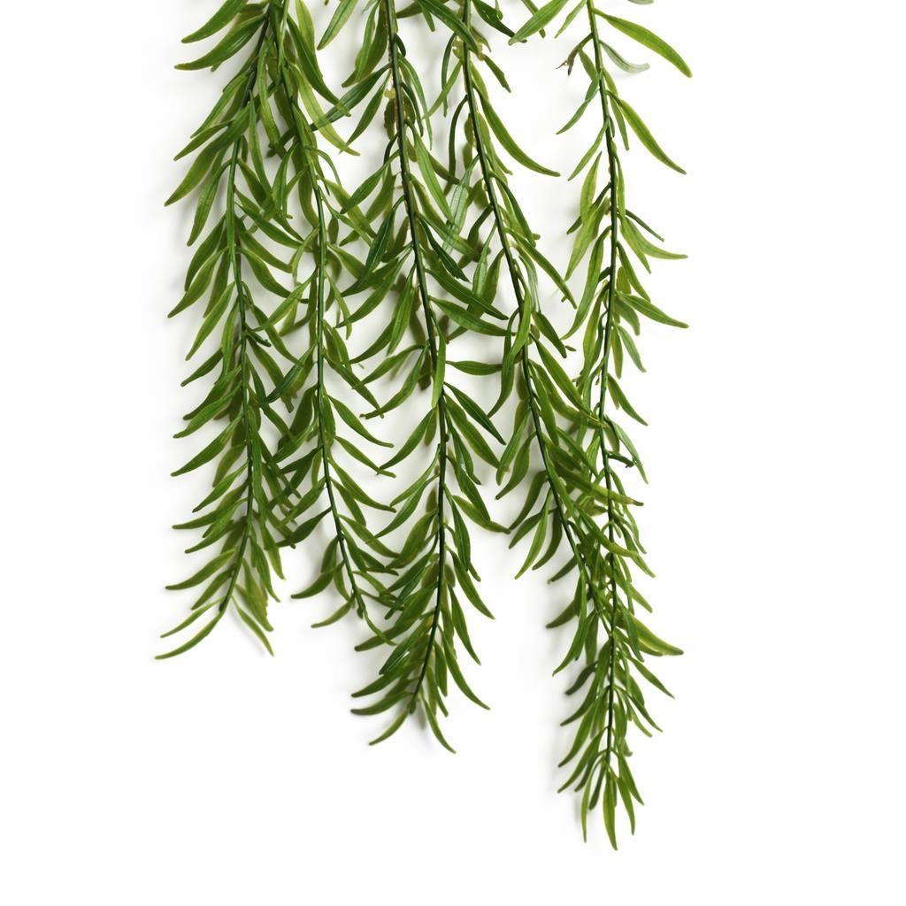 Pack of 6 x 100cm Artificial Trailing Rhipsalis Style Hanging Plant - Dark Green Tips - Premium Quality-4