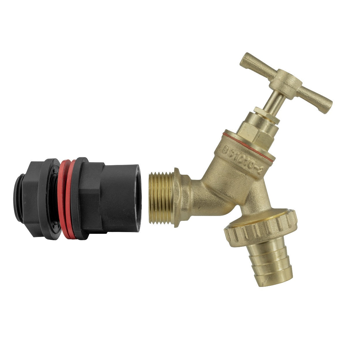 Water Butts Kit 1/2in with Brass Tap Brass Water Fitting Drip Irrigation Fitting-4